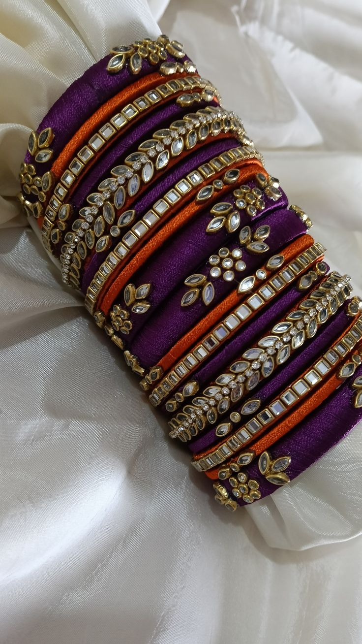 Thread bangles