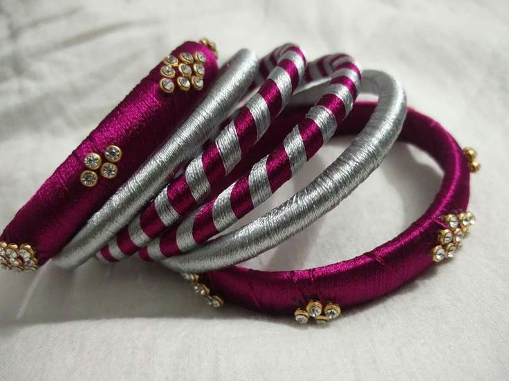 Thread bangles