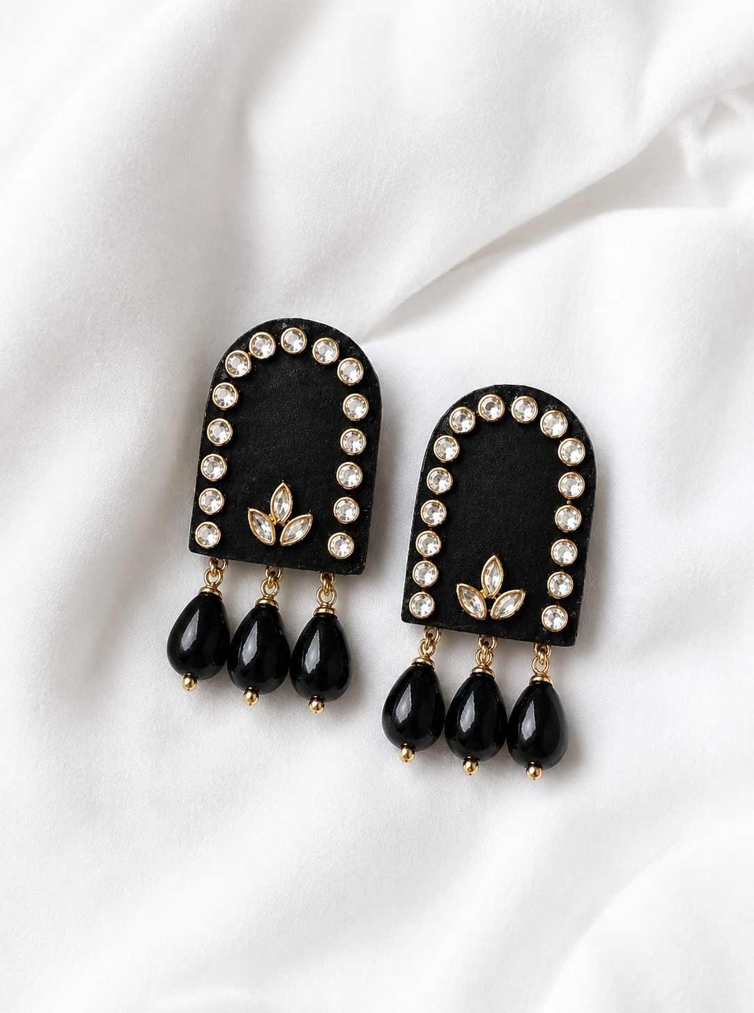 Fabric earings