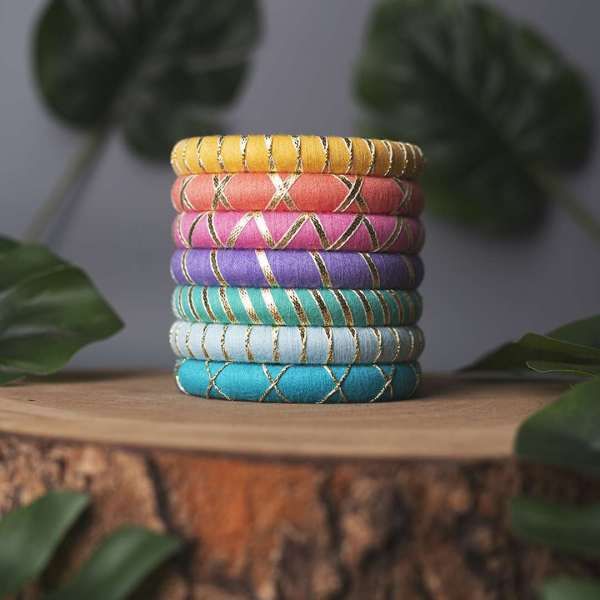 Thread bangles