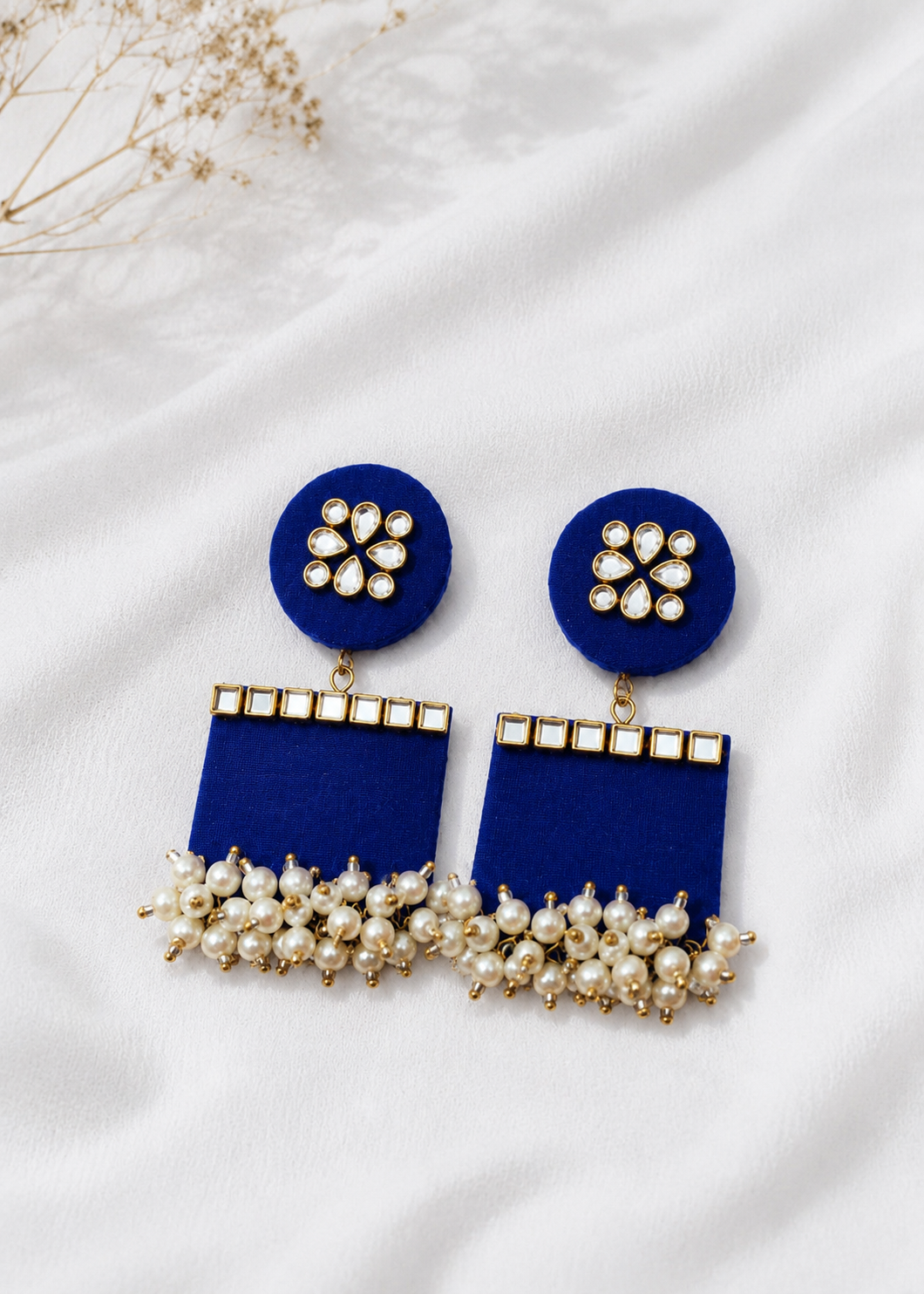 Fabric earings